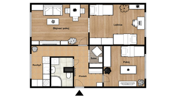 Prodej bytu 3+1 v družstevním vlastnictví 68 m², Postoloprty