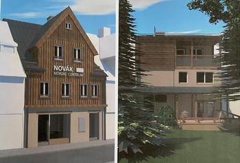Studie-návrh revitalizace - Prodej domu 150 m², Boží Dar 