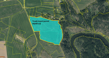 Prodej pozemku 64249 m², Dražice