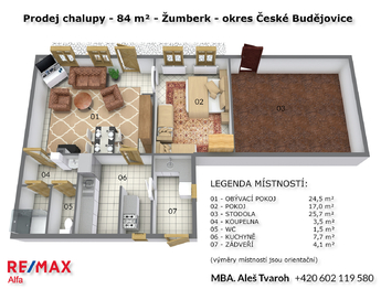 Prodej chaty / chalupy 58 m², Žár