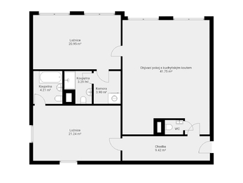 Prodej bytu 3+kk v osobním vlastnictví 115 m², Praha 5 - Stodůlky