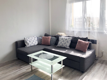 Obývací pokoj - Prodej bytu 2+1 v osobním vlastnictví 56 m², Písek