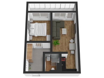 Prodej bytu 2+kk v osobním vlastnictví 48 m², Komárov