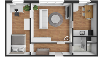 Prodej bytu 2+1 v družstevním vlastnictví 43 m², Orlová
