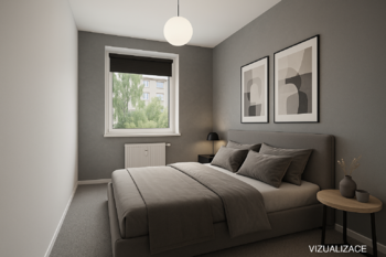 Vizualizace - Prodej bytu 2+1 v družstevním vlastnictví 43 m², Orlová