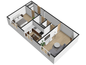 Prodej bytu 2+1 v osobním vlastnictví 59 m², Žatec
