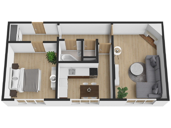 Prodej bytu 2+1 v osobním vlastnictví 59 m², Žatec