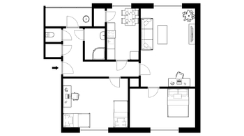 Prodej bytu 3+1 v osobním vlastnictví 82 m², Vyškov