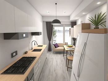 vizualizace - Prodej bytu 3+1 v osobním vlastnictví 82 m², Vyškov 
