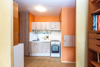 kuchyňský kout - Prodej bytu 2+kk v osobním vlastnictví 62 m², Praha 8 - Libeň