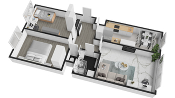 Prodej bytu 3+1 v osobním vlastnictví 71 m², Praha 8 - Bohnice