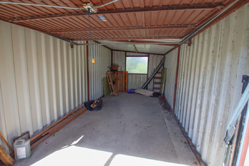 plechová garáž - Prodej domu 98 m², Ratibořské Hory