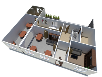 Prodej nájemního domu 200 m², Údlice