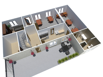 Prodej nájemního domu 200 m², Údlice