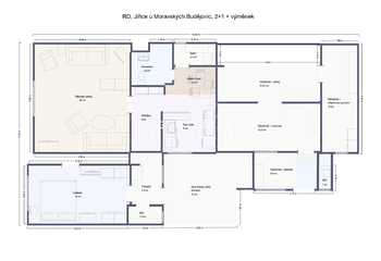 Prodej chaty / chalupy 118 m², Jiřice u Moravských Budějovic