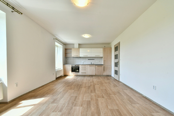 kuchyň + obývací pokoj - Pronájem bytu 2+kk v osobním vlastnictví 59 m², Opočno