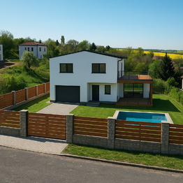 Vizualizace možné stavby - Prodej pozemku 918 m², Dřetovice