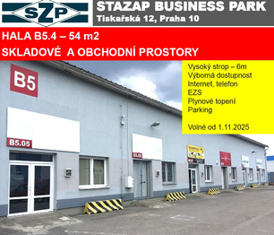 Pronájem kancelářských prostor 54 m², Praha 10 - Malešice