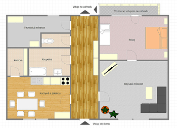 Plánek/půdorys - Prodej domu 98 m², Libáň