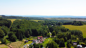 Dolní Nivy z dronu - Prodej domu 120 m², Dolní Nivy