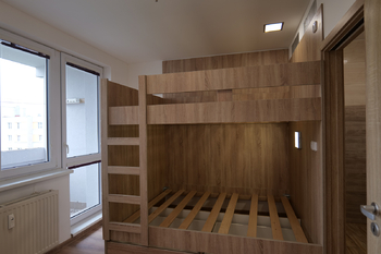 Ložnice s lodžií - Pronájem bytu 2+kk v osobním vlastnictví 46 m², Tábor