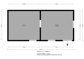 Penzion 1.PP - Prodej ubytovacího zařízení 820 m², Varvažov