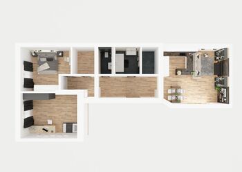 Bytová jednotka 1 3+kk - Prodej zemědělského objektu 315 m², Nesovice