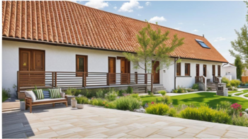 Vizualizace exteriéru domu - Prodej zemědělského objektu 315 m², Nesovice