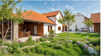 Vizualizace exteriéru domu - Prodej zemědělského objektu 315 m², Nesovice
