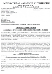stavební povolení. - titulní strana - Prodej pozemku 2538 m², Janovice v Podještědí