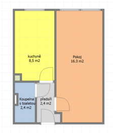 Prodej bytu 1+1 v osobním vlastnictví 30 m², Praha 9 - Hloubětín