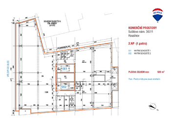 Pronájem obchodních prostor 920 m², Rousínov