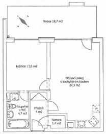 Prodej bytu 2+kk v osobním vlastnictví 72 m², Praha 5 - Zličín