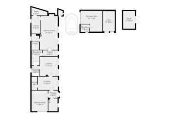 Prodej domu 194 m², Praha 4 - Modřany