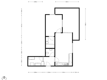 Pronájem bytu 2+kk v osobním vlastnictví 77 m², Praha 8 - Dolní Chabry