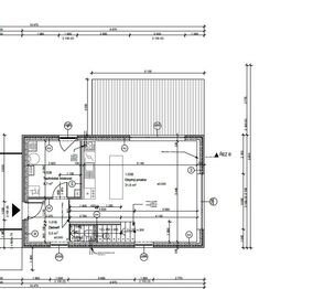Půdorys 1.NP - Pronájem bytu 4+kk v osobním vlastnictví 104 m², Dobev