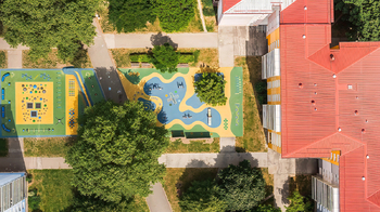 satelitní snímek - Prodej bytu 4+1 v osobním vlastnictví 87 m², Brno