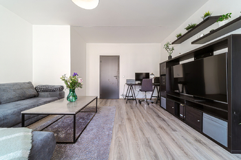 obývací pokoj foto 6 - Prodej bytu 4+1 v osobním vlastnictví 87 m², Brno
