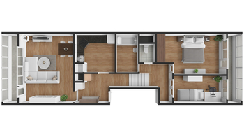 Prodej bytu 3+1 v osobním vlastnictví 71 m², Chomutov