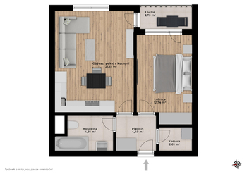 Prodej bytu 2+kk v osobním vlastnictví 56 m², Praha 10 - Uhříněves