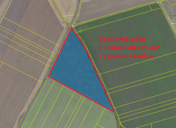 Prodej pozemku 40299 m², Kněžice