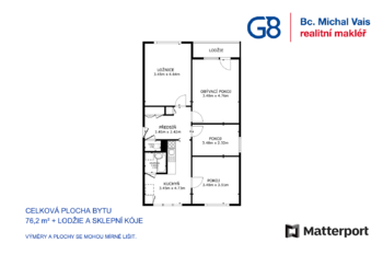 Prodej bytu 4+1 v osobním vlastnictví 76 m², Žatec