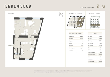 Prodej bytu 3+kk v osobním vlastnictví 92 m², Praha 2 - Vyšehrad