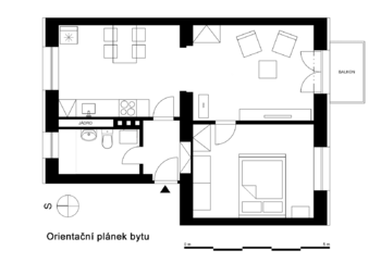 Prodej bytu 2+1 v osobním vlastnictví 54 m², Kladno
