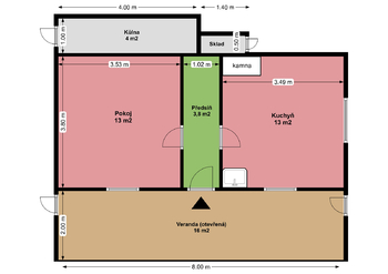 Prodej chaty / chalupy 46 m², Zdiby