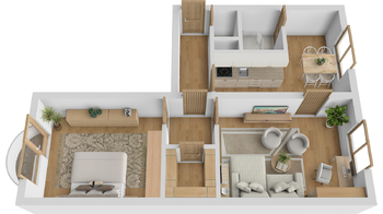 Prodej bytu 2+1 v osobním vlastnictví 61 m², Břeclav