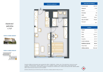 Prodej bytu 2+kk v osobním vlastnictví 47 m², Praha 4 - Chodov