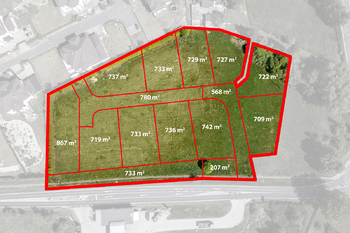 Prodej pozemku 709 m², Nová Role