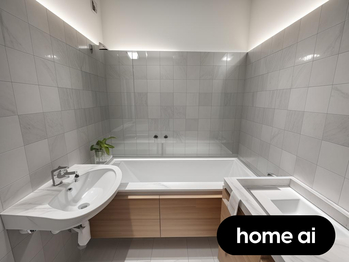 koupelna virtual staging - Prodej bytu 3+1 v osobním vlastnictví 69 m², Plzeň