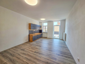 pokoj s kuch.koutem - Pronájem bytu 2+kk v osobním vlastnictví 49 m², České Budějovice